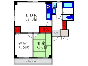 ユ－ファ－ストの物件間取画像